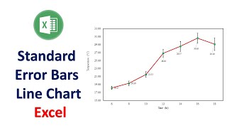 How to Add Standard Error Bars in a Line Chart in Excel | Excel | Excel Tutorials