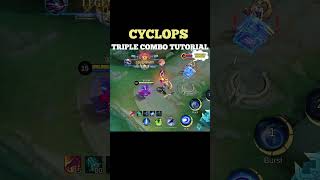 ☑️ Cyclops Combo Triple Tutorial from Ronaaa