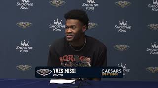 Yves Missi Interview | Pelicans-Nuggets Postgame Interviews 12/22/24