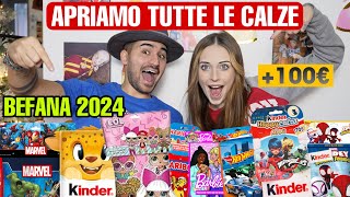 APRIAMO TUTTE LE CALZE DELLA BEFANA 2024!! *COSTOSO*