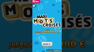 MAXI MOTS CROISÉS 5€🕹GRATTAGE 22 TICKETS EN LIGNE 🌟FDJ  ILLIKO ☘🌟