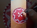 মাটির সরা ডিজাইন fabric painting shorts art video viral alpona design ♥️