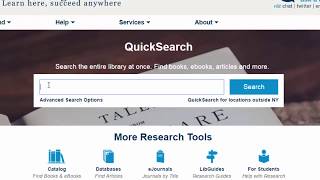 Using QuickSearch