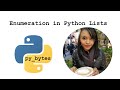 Enumeration in Python Lists