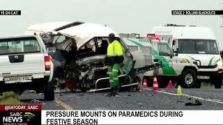 Pressure mounts on paramedics during festive season