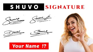 Shuvo name signature style | S signature style | S signature | First Kalakar | Signature style