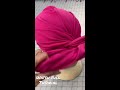 ⬆️مشاهده آموزش کامل نحوه ساخت عمامه پیچ خورده آسان diy