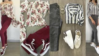 outfits y looks en TENDENCIAS DE MODA MUJER 2020 2021 COMBINACIONES DE ROPA DE moda