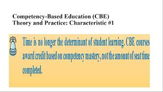 Best Practices in Developing and Implementing Competency Based Education CBE Programs in Institution