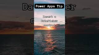 Insert a DatePicker control