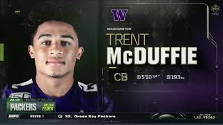 Chiefs Select Trent Mcduffie With The 21st Pick | 2022 NFL Draft