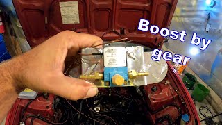 How to wire boost by gear