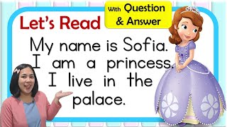 Reading Lesson with Question & Answer | Reading Comprehension | Reading Guide for Kids | Teacher Aya