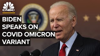 President Biden provides an update on the Covid omicron variant ⁠— 11/29/21