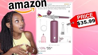 Testing cordless Airbrush kit from Amazon! | Airbrush nails