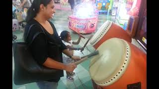 Aanu Sivamani and Roshani Amateur Drummer