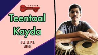 Kayda in Teentaal | Full Detail video.