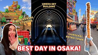 LIFE IN JAPAN 🇯🇵 Osaka Day Trip (universal studios, umeda sky building, shinsekai retro town)