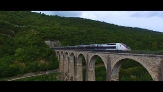 [YouDrone]  4K I DJI Phantom 3 Pro I Train - bridge I TGV - Viaduc