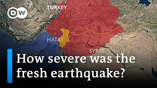 6.4 magnitude aftershock in Turkey traps more people under rubble, killing at least 3 | DW News