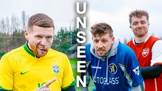 We Took 100 Shots vs an Amputee Keeper and Scored ___ Goals | UNSEEN FOOTAGE