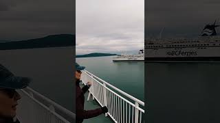 Car ferry from Vancouver to Victoria- The journey through the small islands is tight and beautiful