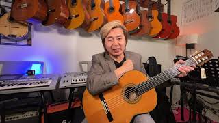 Matsuoka M50 (1981) vs Yamaha GC-5M classical guitars sound demo and comparison.