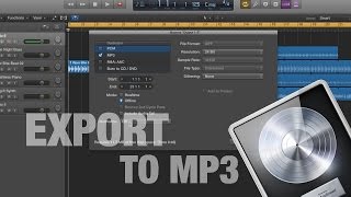 How to Export a song to mp3 in Logic Pro X