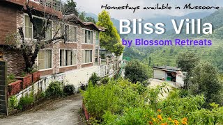 Bliss Villa Homestays available in Mussoorie