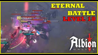 Batalla Eterna Nivel 18: Perspectiva de Tanque (POV) en Albion Online