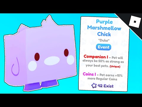 Roblox Pet Simulator X: How to Get Purple Marshmellow Chick