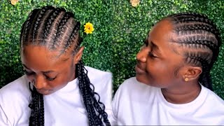 How To Do 6 Stitch Feed-in Braids