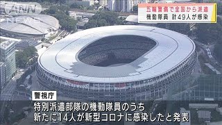 五輪応援の警察官が新たに14人感染　合計49人に(2021年8月8日)