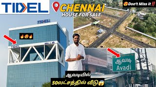 😍House from 50Lakhs/- Only🔥CMDA Approved Land for sale in Chennai Avadi🏡 Important Points‼️