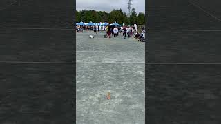 Mölkky throwing movie - Outdoor Throwing Game-モルック投擲動画-242-2024/08/25-「2024モルック世界大会in函館」-003-遠投チャレンジ