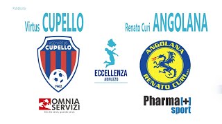 Eccellenza: Virtus Cupello - Renato Curi Angolana 2-3