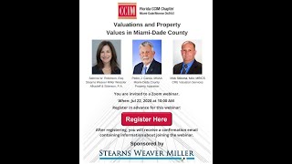 Presenting Valuations and Property Values in Miami-Dade County July 2020