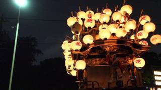 鳴海裏方祭り2015 00003 花井 成海神社出る　転回