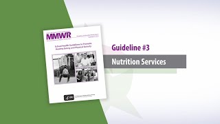 Guideline 3 Nutrition Services