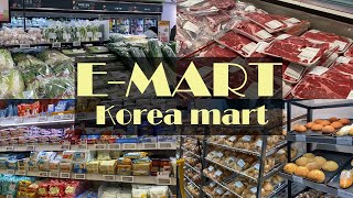 [4K] Supermarket Shopping Walk Seoul. E-mart. 한국 마트 슈퍼마켓 이마트