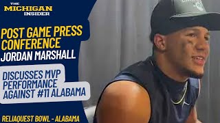 Jordan Marshall discusses his MVP ReliaQuest Bowl Performance