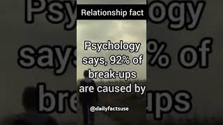 92% of break ups are caused by ….. #shorts #trending