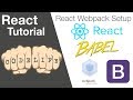 Build a starter app with React, Webpack and Babel in this React JS Tutorial for Beginners