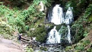 Forsakar waterfall in South Sweden, Skåne