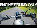 Making aftermarket exhausts USELESS - Triumph Street Scrambler sound [RAW Onboard]