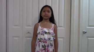 Charlize Mae Magpantay Audition Video ( Hot Hues Hair Chalk Commercials )