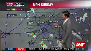 First Alert Forecast Heat Storm Chances