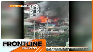 2 sugatan sa sunog sa residential area sa Makati | Frontline Express