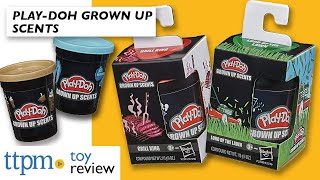 Play-Doh Grown Up Scents from Hasbro | Scents: Sneakers, Meat on Grill, Fresh Cut Lawn