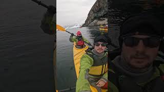 Sea kayaking in Antarctica #ParadiseBay #🛶